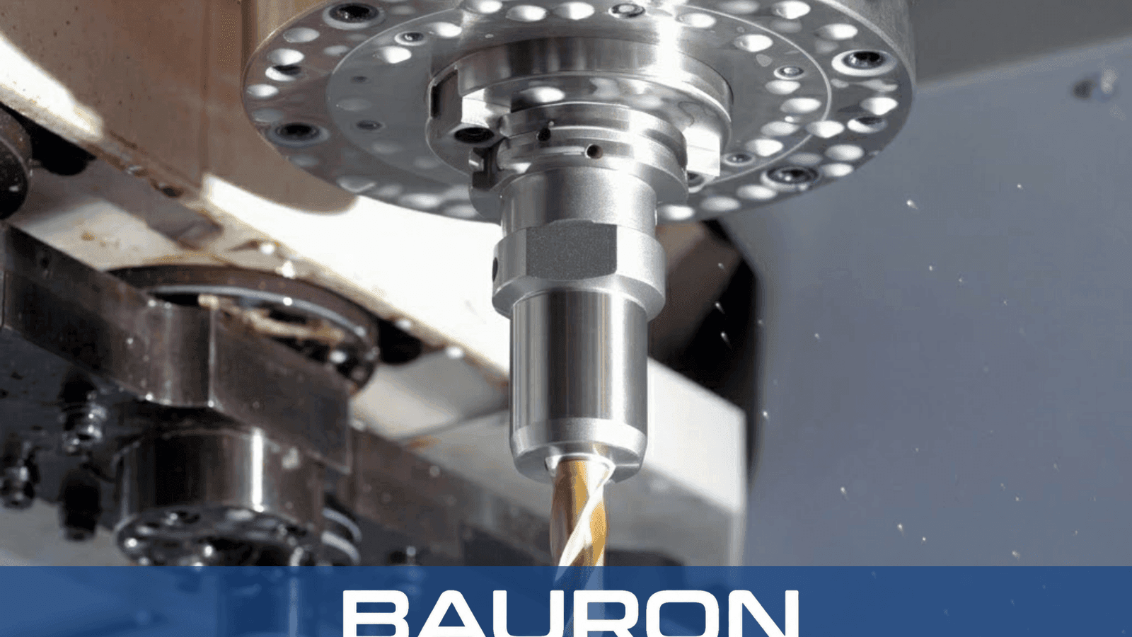 CNC milling tools arranged for industrial machining applications