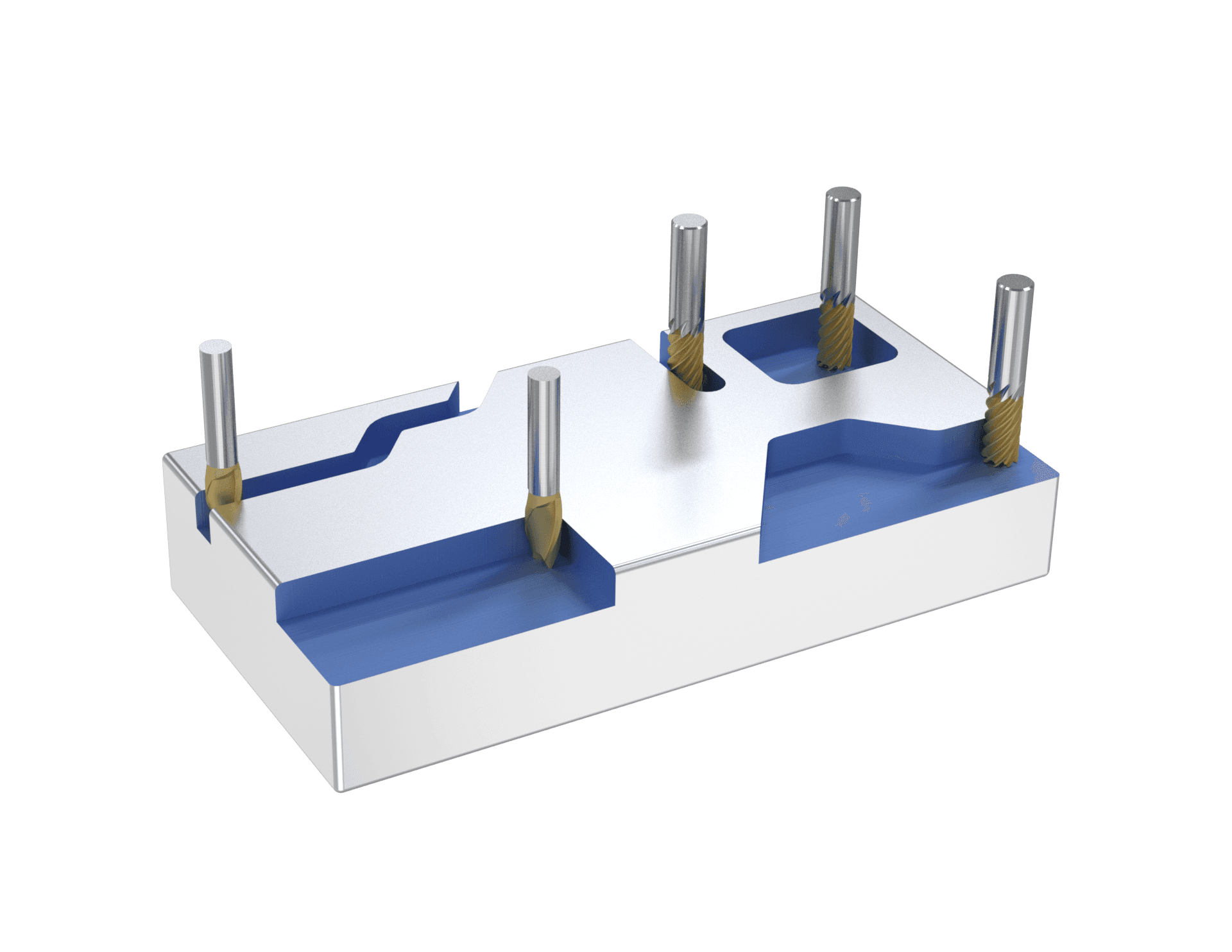 General-purpose CNC end mills