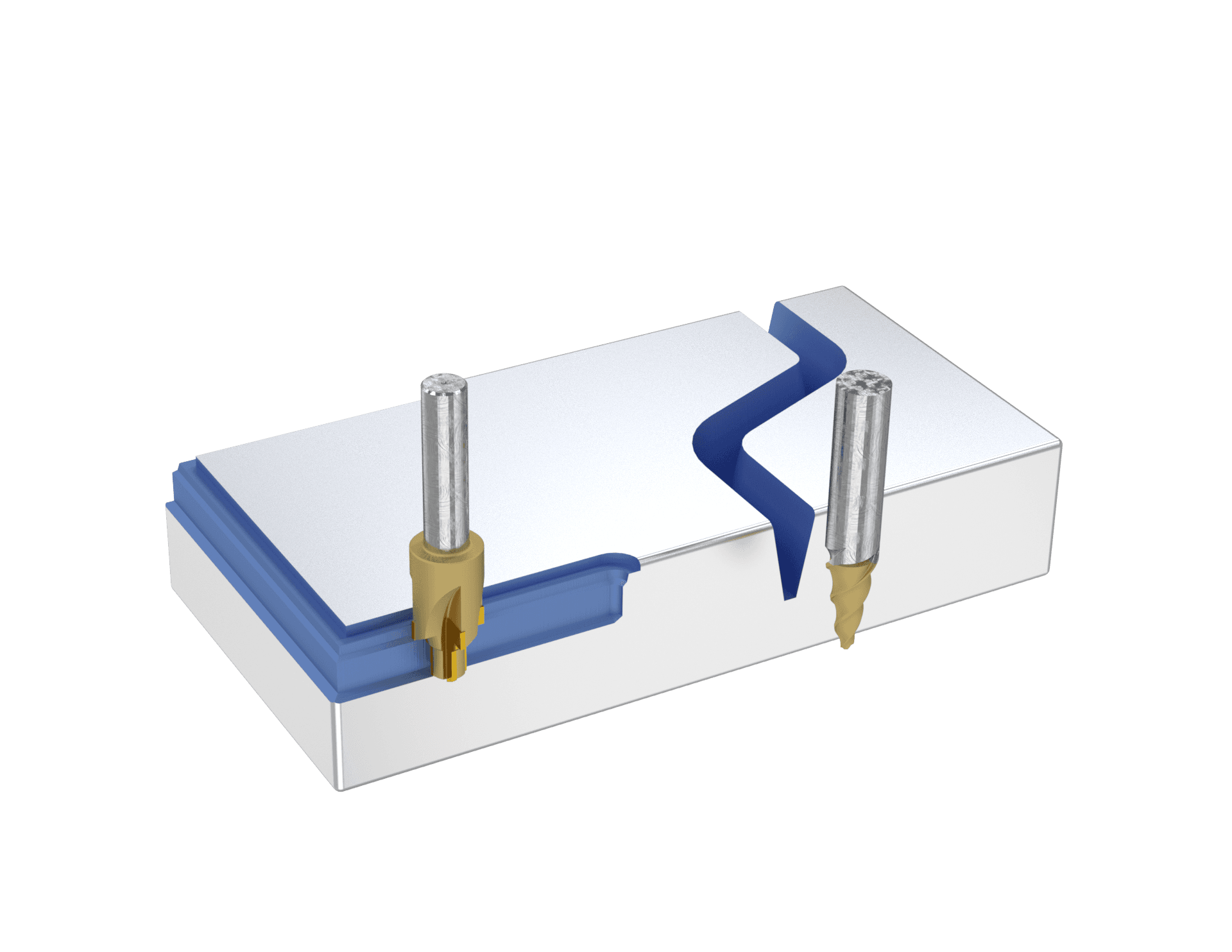 Die-sinking and specialty end mills