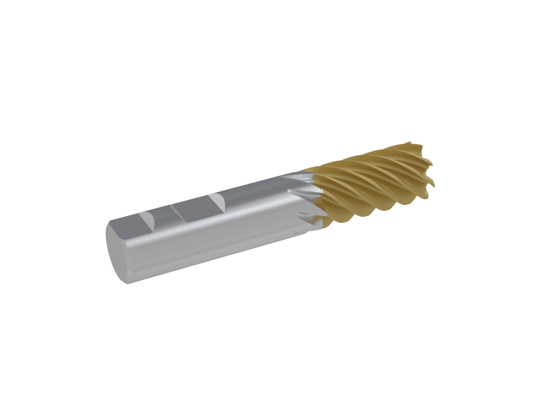Double Weldon Shank end mill